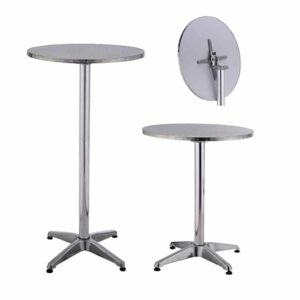 Aluminium Round Cocktail Table 60cm