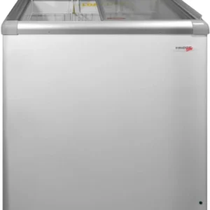 Fridgestar 205 L Double Door Deep Freezer  (White, Grey)