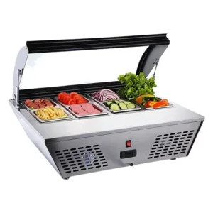 Commercial Supermarket Display Refrigerator Salad Bar Equipment for Showcase