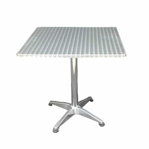Aluminium cafe table 70X70cm