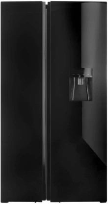 Defy 496 L Frost Free Double Door Fridge (Black (Black Glass Finish), Side-by-Side Frost Free Fridge)