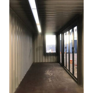 6M20FT CONTAINER WITH BIFOLD DOORS, WINDOW AND SKYLIGHT