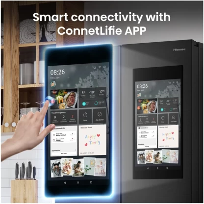 Hisense 546 L Frost Free Multi-Door Fridge (Black Finish, H750FSB-IDS) - Image 8