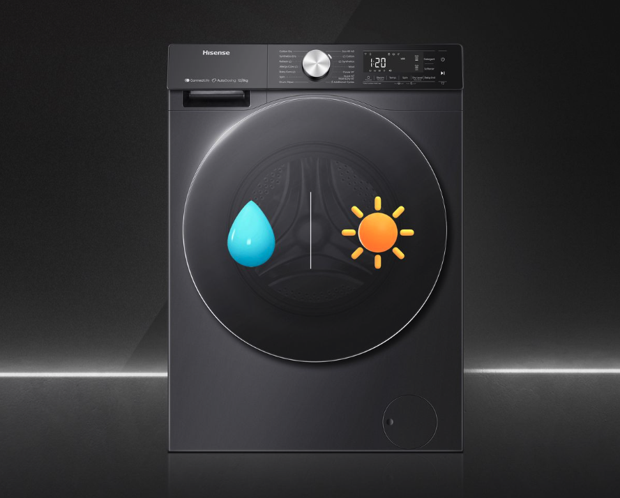 Hisense 12Kg / 8Kg Smart Washer Dryer with Inverter - Premium Black - Image 6