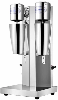 Vividitto Milkshake Machine Double Ice Maker For Home Utitlity (Grey)