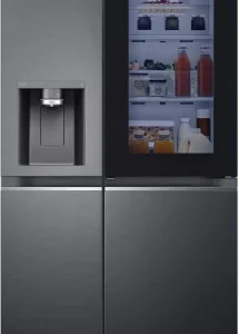 LG 611 L Double Door Fridge  (Black, N/A)