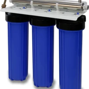 hydro wellness 3 Stage Big Blue with 25 watt UV - Steel bracket Polypropylene Filter Cartridge (5, Pack of 1)