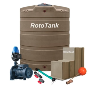 Combo Special Vertical 5000l Water Tank with 0.75kw Water Pump