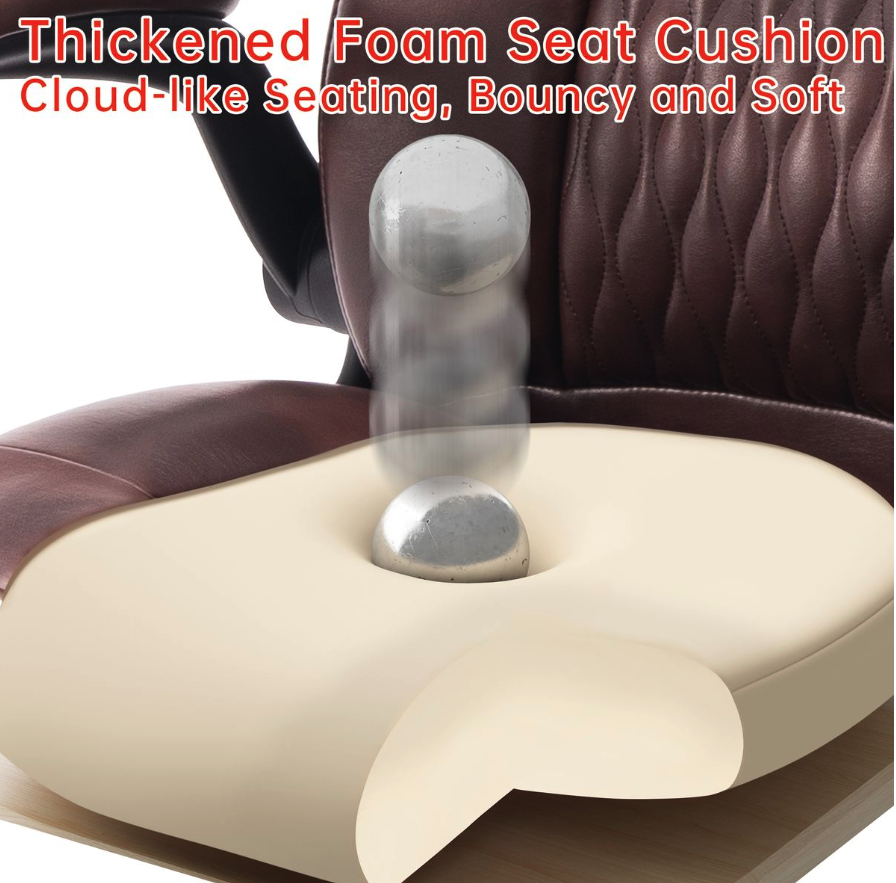 Leather office chair, manager chair, large computer chair, desk chair - Image 5