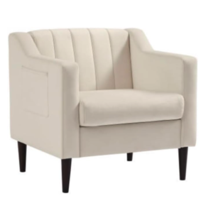 Luna Velvet 1 Seater Sofa Arm Chair