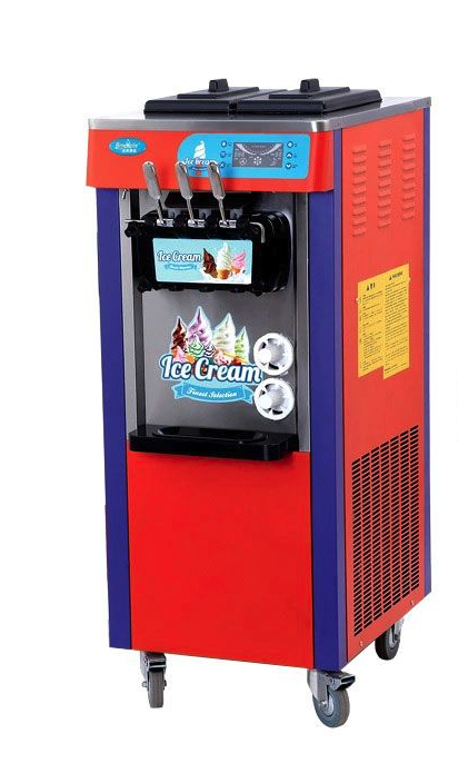 Soft Serve LED Screen Ice Cream Maker Machine 2 flavours 1 Mix & Keyring - Image 2