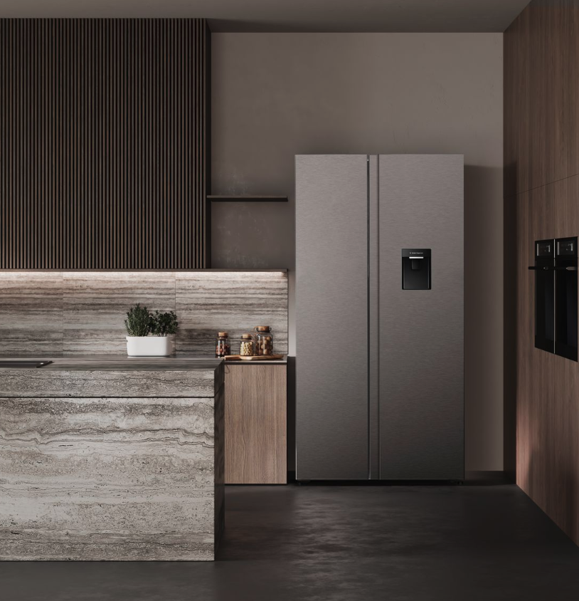 Hisense 541L No Frost Double doors Fridge with Water Dispenser-Inox - Image 14